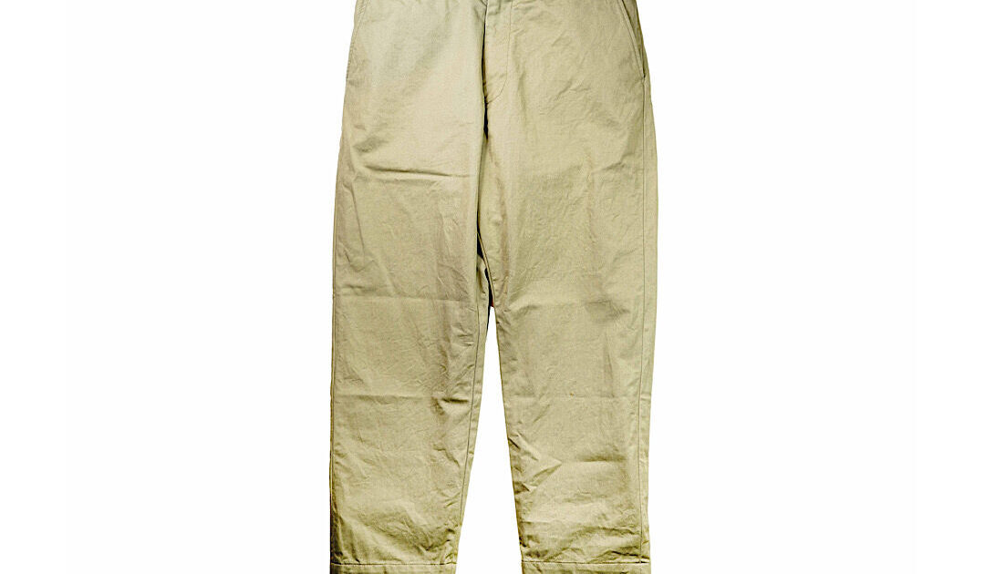 Wide Chino Trousers | ANDFAMILYS KYOTO